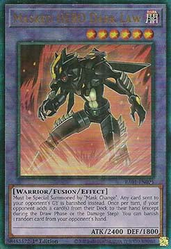 Masked HERO Dark Law (V.7 - Ultimate Rare)