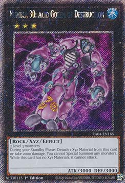 Number 30: Acid Golem of Destruction (V.1 - Platinum Secret Rare)