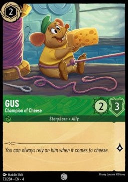 Gus - Champion of Cheese