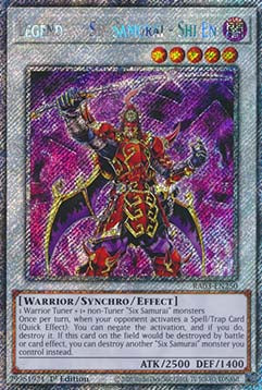 Legendary Six Samurai - Shi En (V.1 - Platinum Secret Rare)