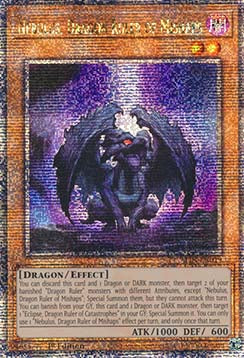 Nebulus, Dragon Ruler of Mishaps (V.2 - Quarter Century Secret Rare)