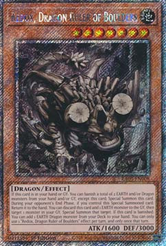 Redox, Dragon Ruler of Boulders (V.4 - Platinum Secret Rare)