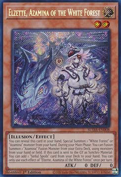 Elzette, Azamina of the White Forest (V.1 - Secret Rare)