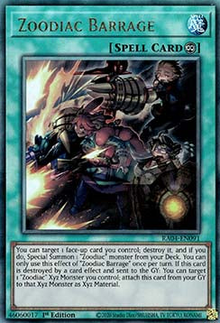 Zoodiac Barrage (V.7 - Ultimate Rare)