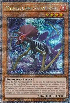 Miscellaneousaurus (V.5 - Quarter Century Secret Rare)