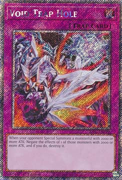 Void Trap Hole (V.1 - Platinum Secret Rare)