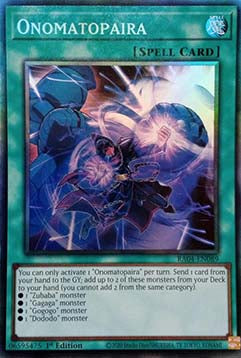 Onomatopaira (V.6 - Collectors Rare)