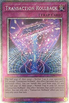 Transaction Rollback (V.4 - Platinum Secret Rare)