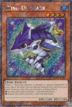 Wind-Up Shark (V.1 - Platinum Secret Rare)