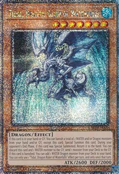 Tidal, Dragon Ruler of Waterfalls (V.5 - Quarter Century Secret Rare)
