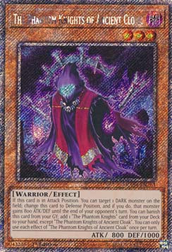 The Phantom Knights of Ancient Cloak (V.1 - Platinum Secret Rare)