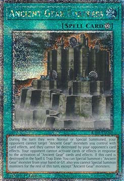 Ancient Gear Fortress (V.5 - Quarter Century Secret Rare)
