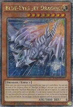 Blue-Eyes Jet Dragon (V.5 - Quarter Century Secret Rare)