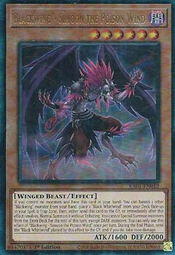 Blackwing - Simoon the Poison Wind (V.7 - Ultimate Rare)