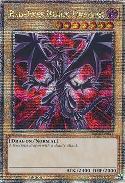 Red-Eyes Black Dragon (V.2 - Quarter Century Secret Rare)