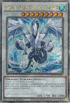 Trishula, Dragon of the Ice Barrier (V.5 - Quarter Century Secret Rare)