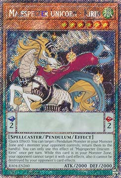 Majespecter Unicorn - Kirin (V.1 - Platinum Secret Rare)