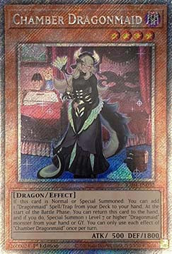 Chamber Dragonmaid (V.4 - Platinum Secret Rare)