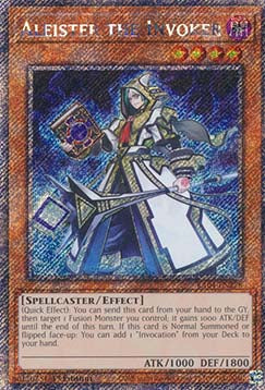 Aleister the Invoker (V.8 - Platinum Secret Rare)