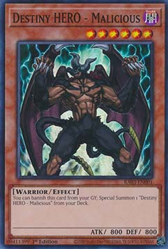 Destiny HERO - Malicious (V.1 - Super Rare)