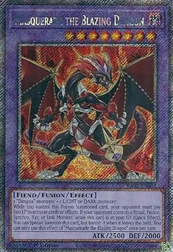 Masquerade the Blazing Dragon (V.4 - Platinum Secret Rare)