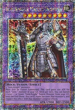 Gem-Knight Master Diamond (V.2 - Quarter Century Secret Rare)