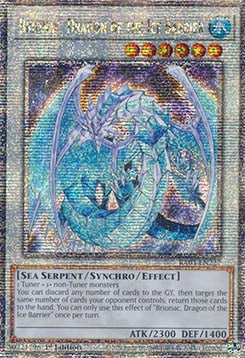 Brionac, Dragon of the Ice Barrier (V.2 - Quarter Century Secret Rare)