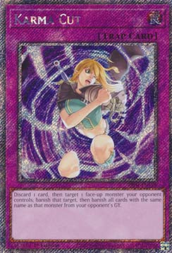 Karma Cut (V.1 - Platinum Secret Rare)
