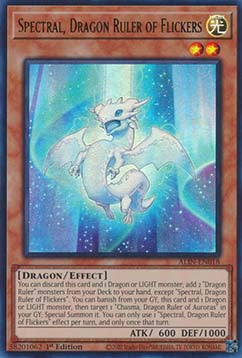 Spectral, Dragon Ruler of Flickers (V.1 - Ultra Rare)