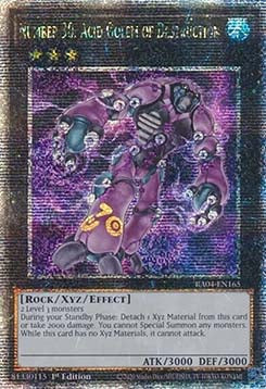 Number 30: Acid Golem of Destruction (V.2 - Quarter Century Secret Rare)