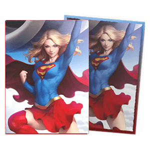 100 Dragon Shield Sleeves - Brushed Supergirl