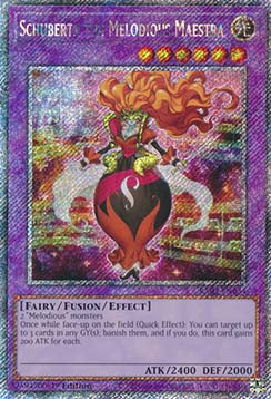 Schuberta the Melodious Maestra (V.4 - Platinum Secret Rare)