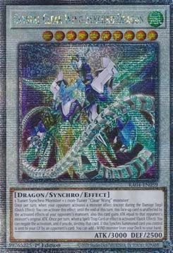 Crystal Clear Wing Synchro Dragon (V.5 - Quarter Century Secret Rare)