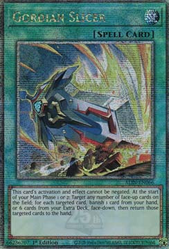 Gordian Slicer (V.2 - Quarter Century Secret Rare)