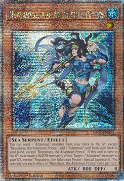 Neptabyss, the Atlantean Prince (V.5 - Quarter Century Secret Rare)