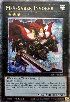 M-X-Saber Invoker (V.2 - Quarter Century Secret Rare)