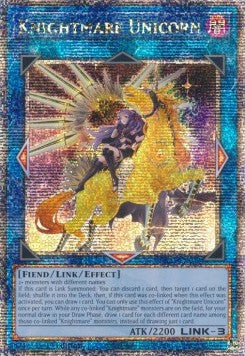 Knightmare Unicorn (V.12 - Quarter Century Secret Rare)