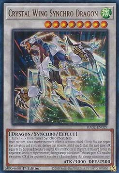 Crystal Wing Synchro Dragon (V.2 - Ultra Rare)