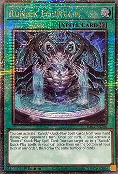 Runick Fountain (V.2 - Quarter Century Secret Rare)