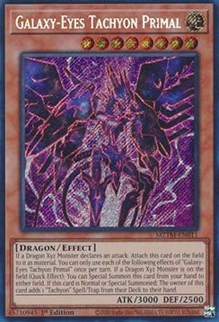 Galaxy-Eyes Tachyon Primal (V.1 - Secret Rare)