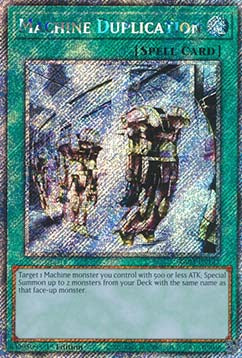 Machine Duplication (V.1 - Platinum Secret Rare)