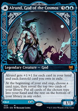 Alrund, God of the Cosmos // Hakka, Whispering Raven