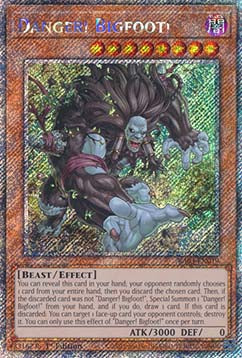 Danger! Bigfoot! (V.7 - Platinum Secret Rare)