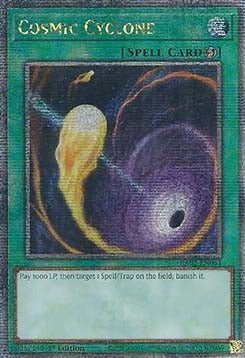 Cosmic Cyclone (V.5 - Quarter Century Secret Rare)