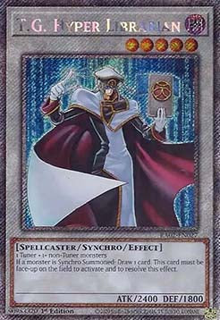 T.G. Hyper Librarian (V.4 - Platinum Secret Rare)