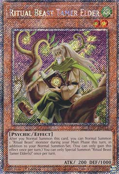 Ritual Beast Tamer Elder (V.4 - Platinum Secret Rare)