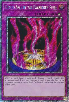 Cursed Seal of the Forbidden Spell (V.4 - Platinum Secret Rare)