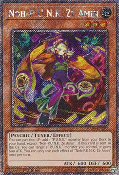 Noh-P.U.N.K. Ze Amin (V.1 - Platinum Secret Rare)