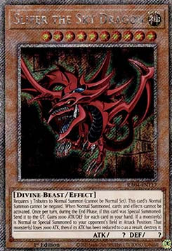 Slifer the Sky Dragon (V.1 - Platinum Secret Rare)