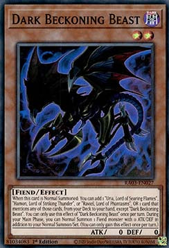 Dark Beckoning Beast (V.1 - Super Rare)